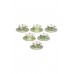 Lucky Art Sylva New Bone China Porselen 6lı Kahve Fincanı Seti